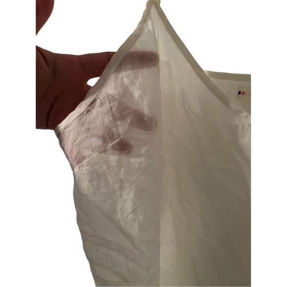 Roller Rabbit Women's Beige V-Neck Sleeveless Slip Dress Casual XL - Picture 3 of 8